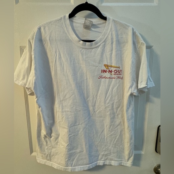 Vintage 2001 In-N-Out Burger T-Shirt Mens LG Worn in Distressed Thrashed Shirt - Picture 2 of 14